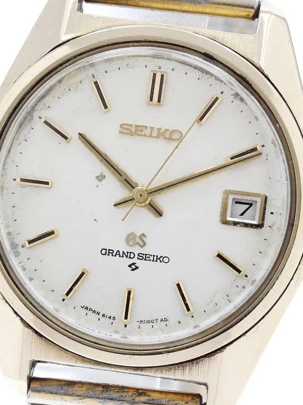 SEIKO Grand Seiko 6145-8000 Date Cal.6145A Silver Dial Automatic Men's_910591